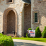 Yard signs with full color image print can be used to promote a property sale Yard signs with full color image print can be used to promote a property sale