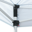 The valance fits securely around the frame with hook-and-loop fastener The valance fits securely around the frame with hook-and-loop fastener