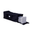 Frame stores safely inside included carrying case Frame stores safely inside included carrying case