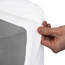 The custom print slips onto the Display Cylinder’s foam core like a pillowcase for easy setup The custom print slips onto the Display Cylinder’s foam core like a pillowcase for easy setup