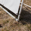 Included stakes keep frame secured so it's not blown over Included stakes keep frame secured so it's not blown over
