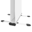 Stabilizing feet keeps display upright on uneven ground Stabilizing feet keeps display upright on uneven ground