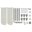 Includes all necessary hardware your client needs Includes all necessary hardware your client needs
